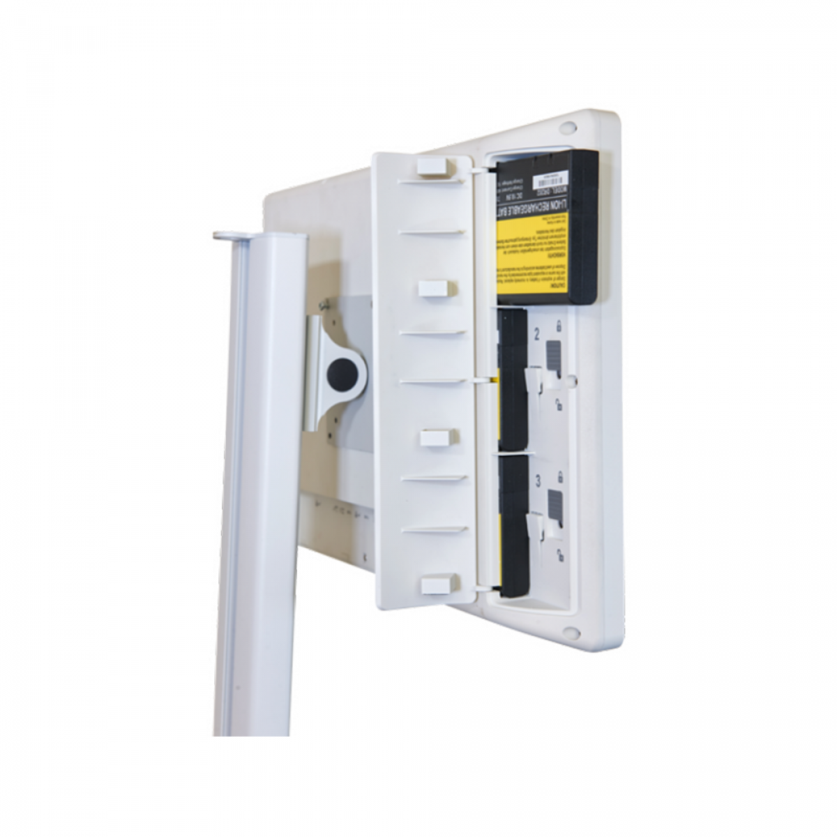 Flytech K959 pc mounted on healthcare trolley
