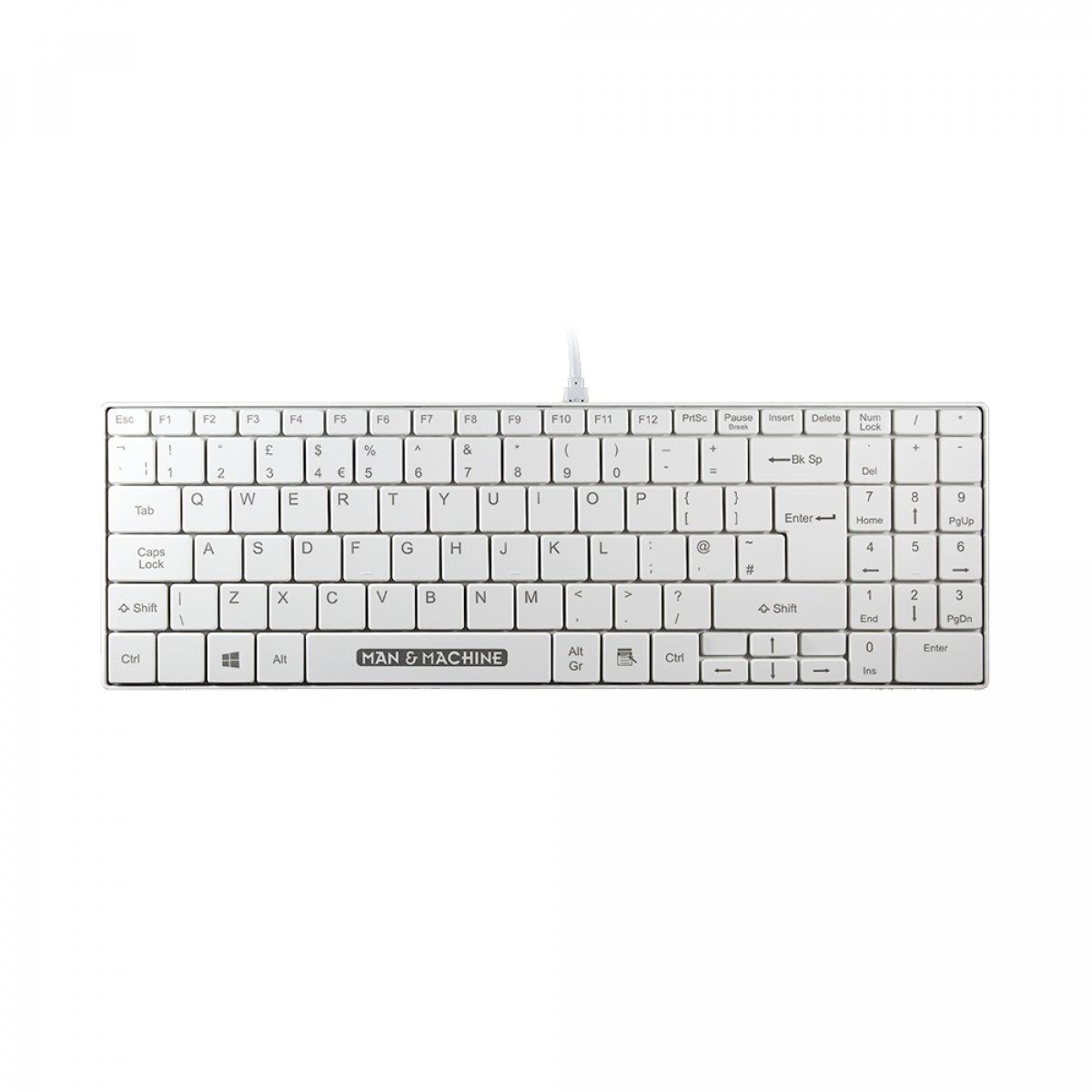 Man & Machine Its Cool Keyboard with UK Keymap