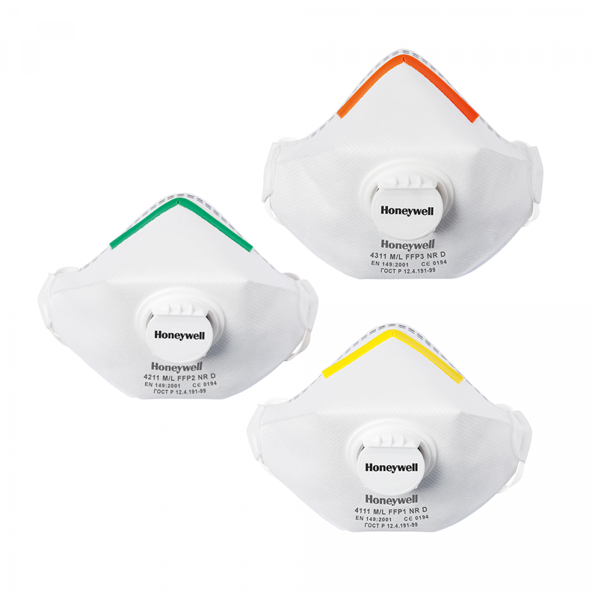 Honeywell Premium Series 4000: Non-Reusable-Masks