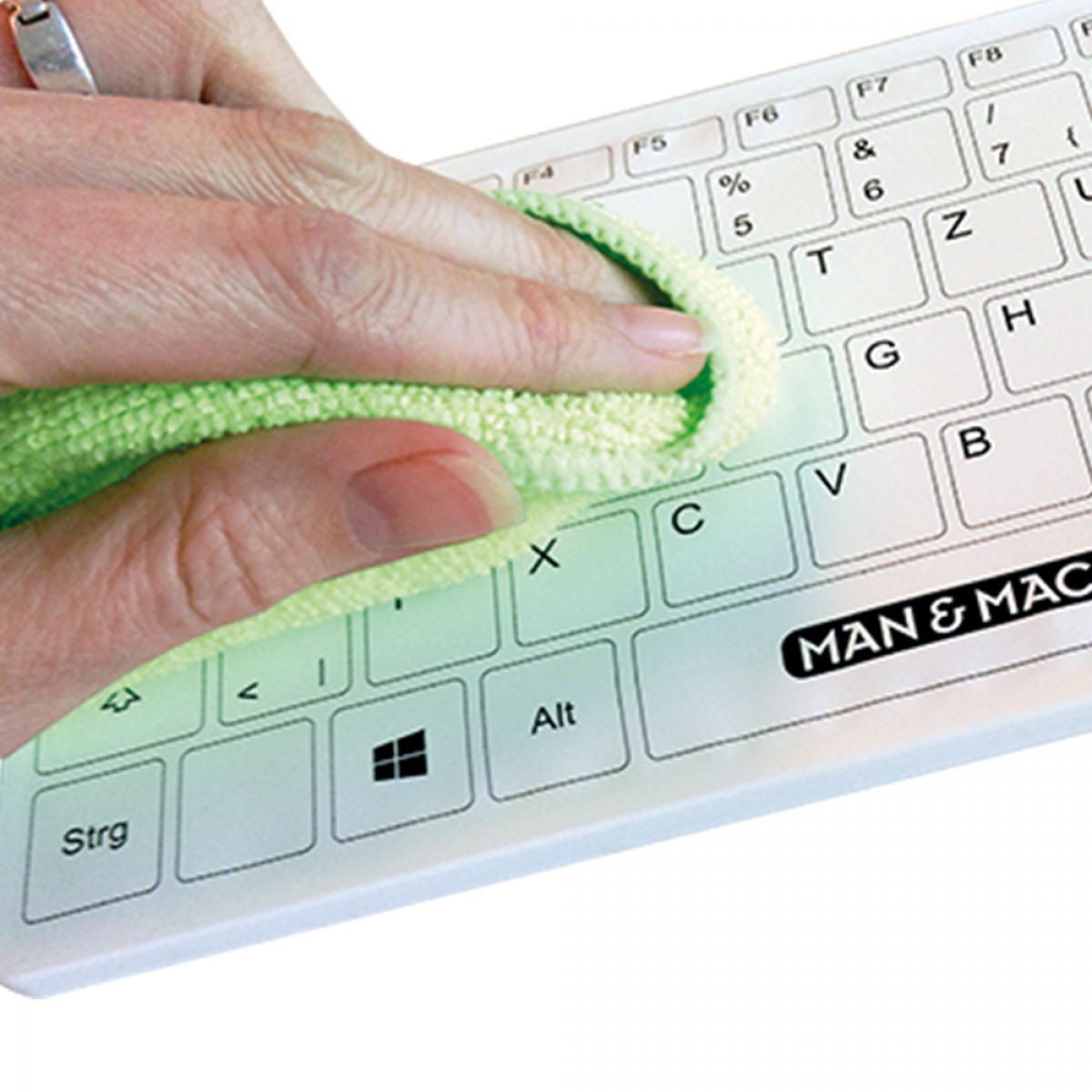 Its Cool Flat Wireless Keyboard | wipe clean