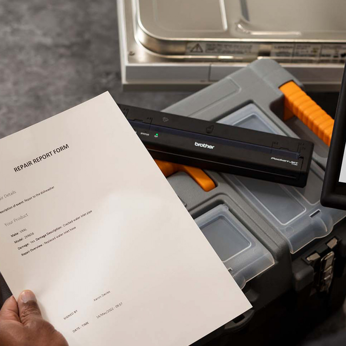 Brother PJ823 mobile printers for field service