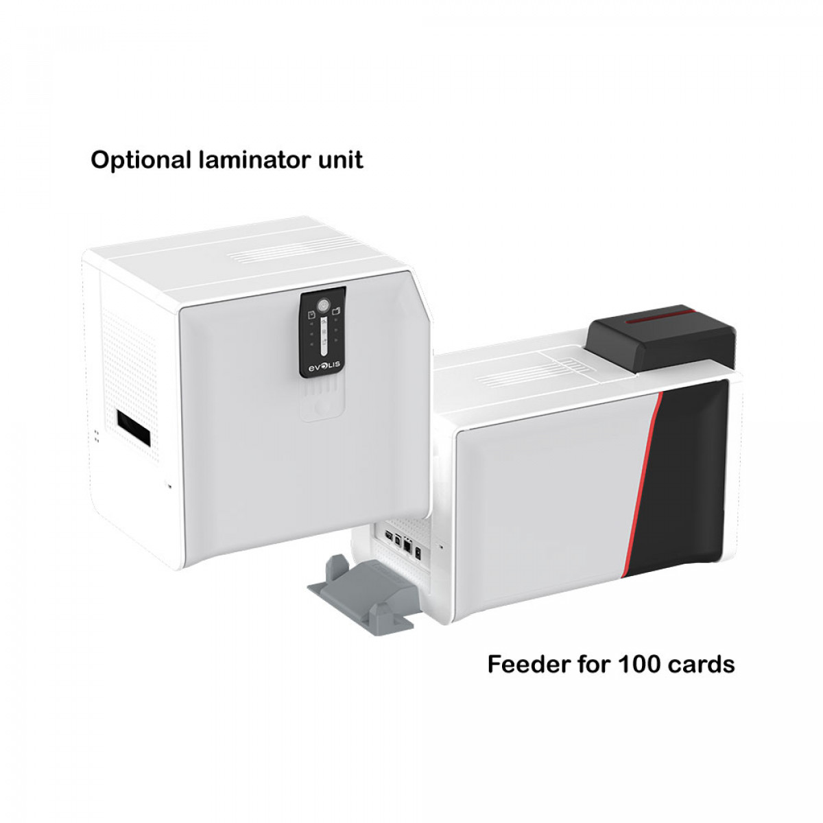 Evolis Primacy 2 ID Card Printer - fitting optional card laminator