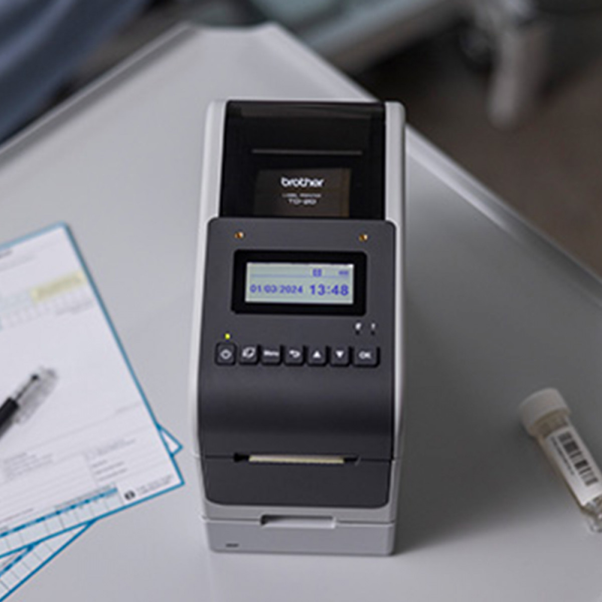 Brother TD-2D | healthcare sample labelling