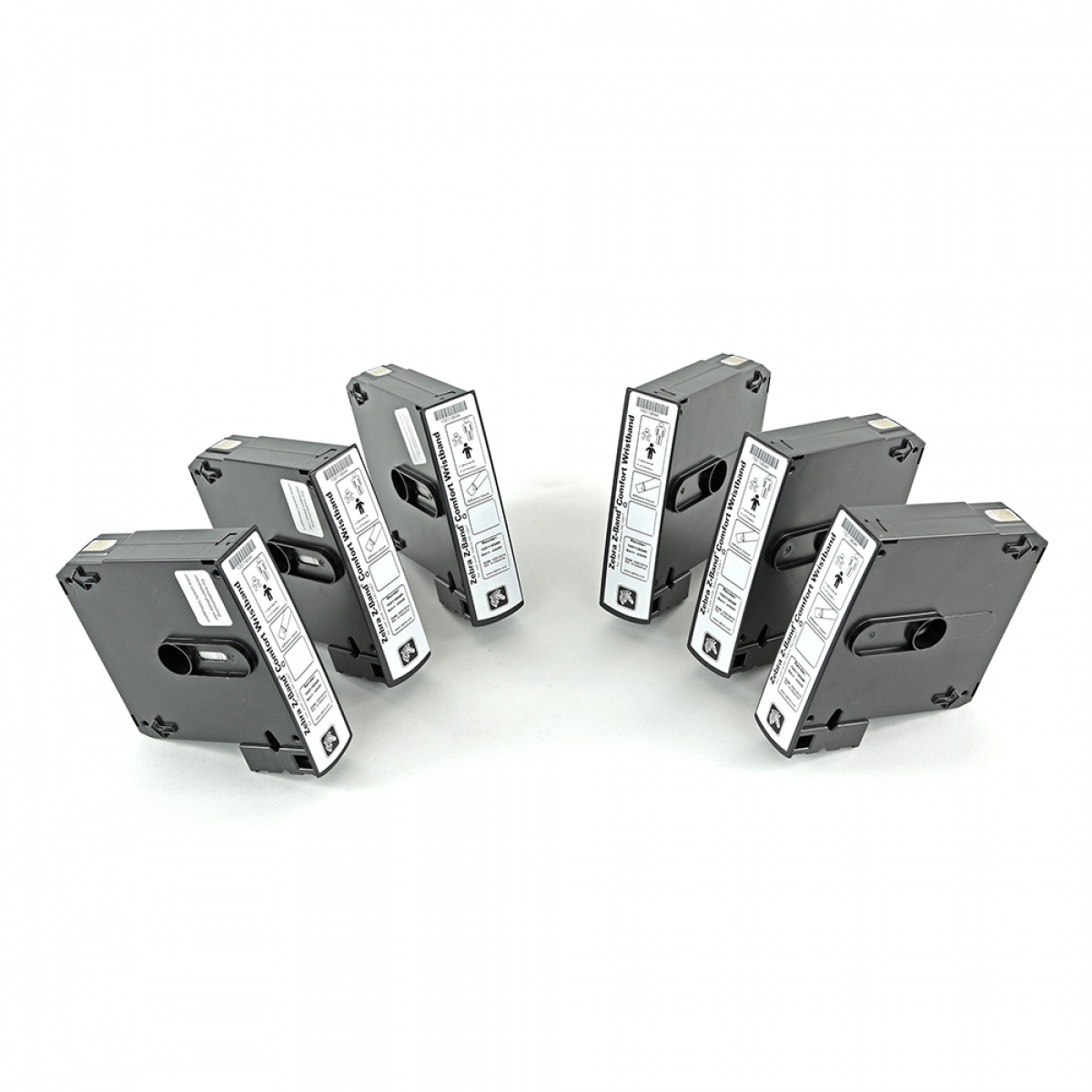 Cartridges with wristband rolls