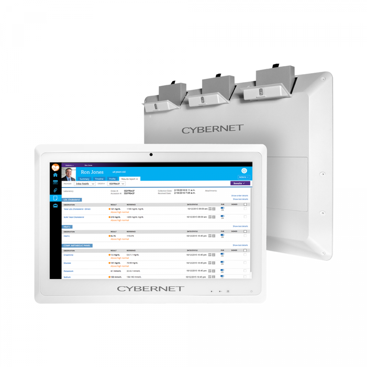 CyberMed NB24k-S24k surgical computer with 24 inch 4k-UHD display