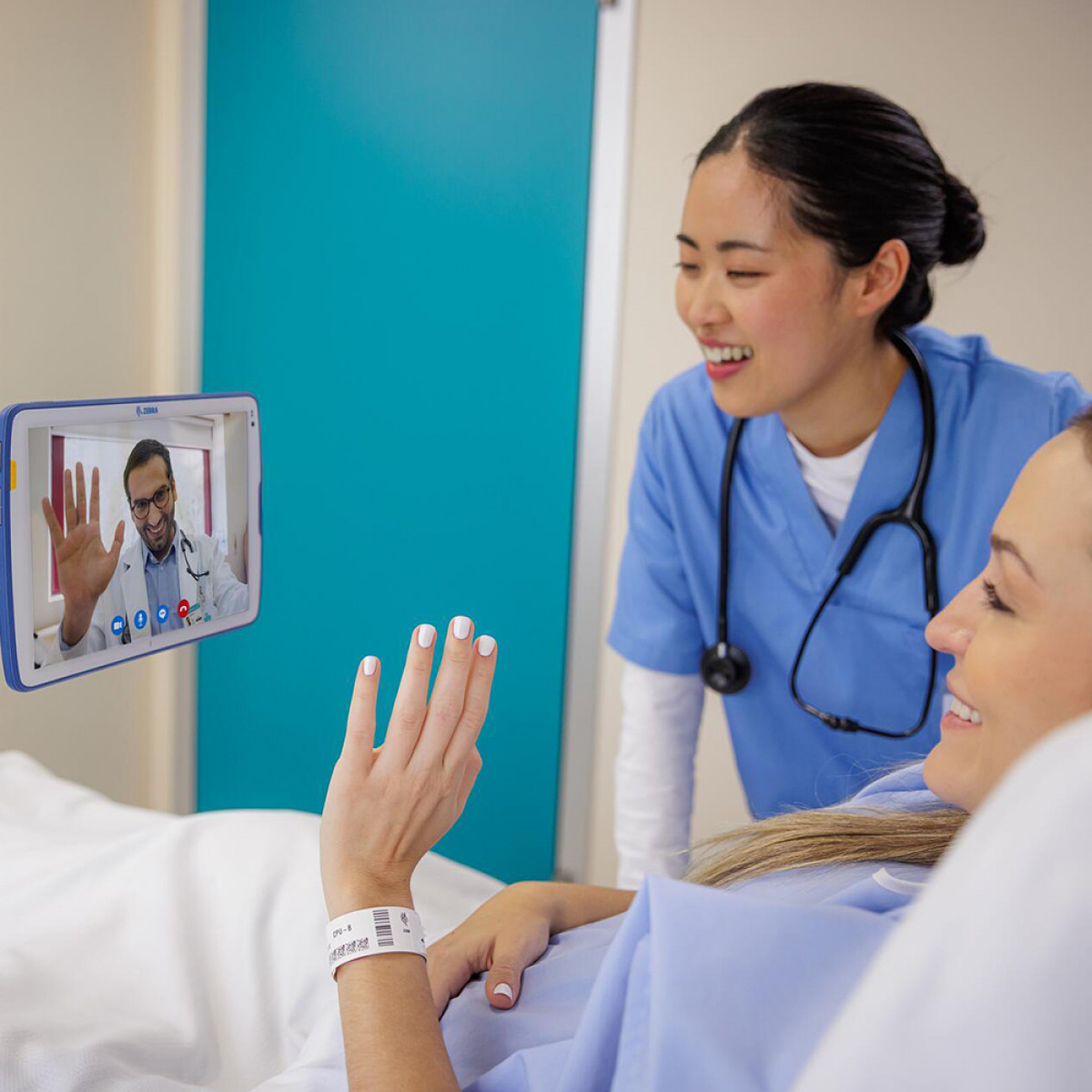 Bedside Video Consult with Zebra ET40-HC ET45-HC tablet computers