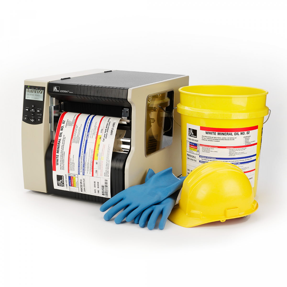 Zebra 220xi4 industrial printer for large label formats