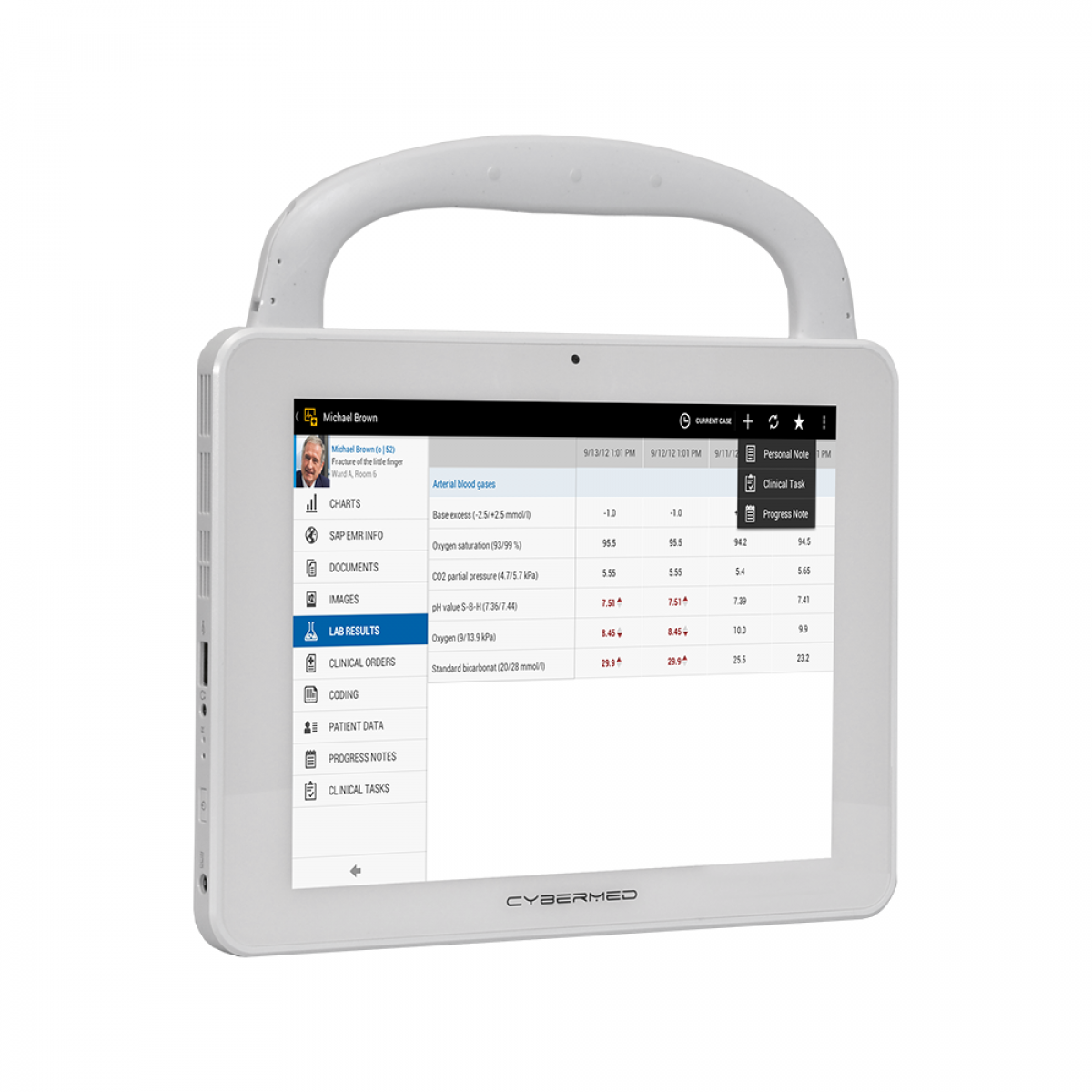 CyberMed T10 medicall certified windows tablet