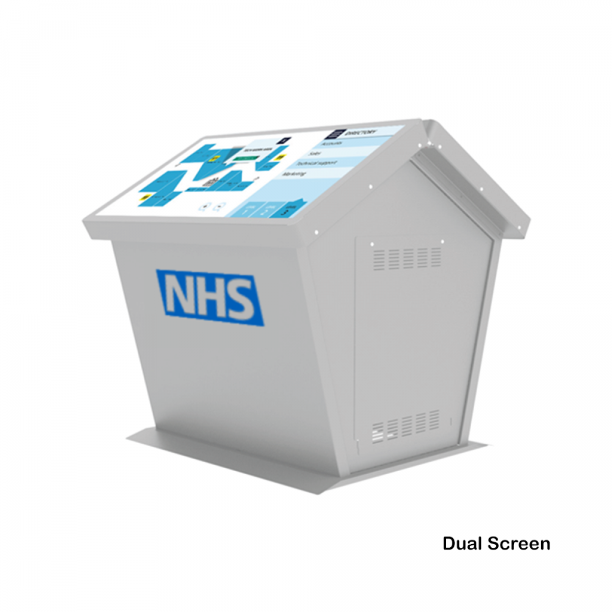 Dalen Healthcare Wayfinder Kiosk with Dual Screens