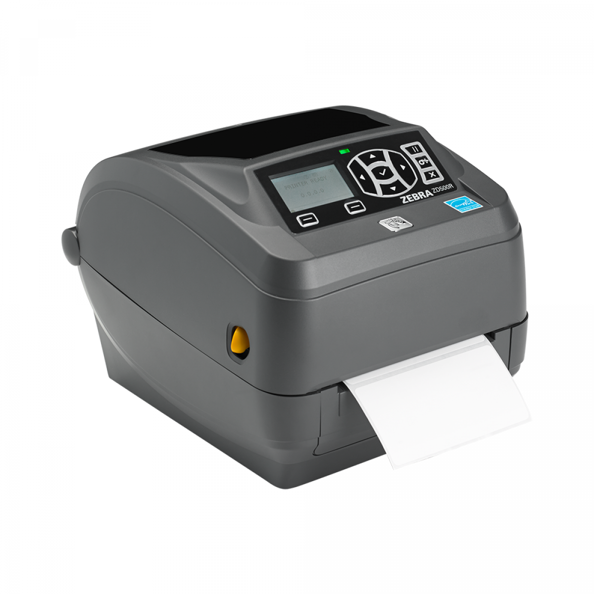 Zebra ZD500R RFID printer with label for healthcare applications