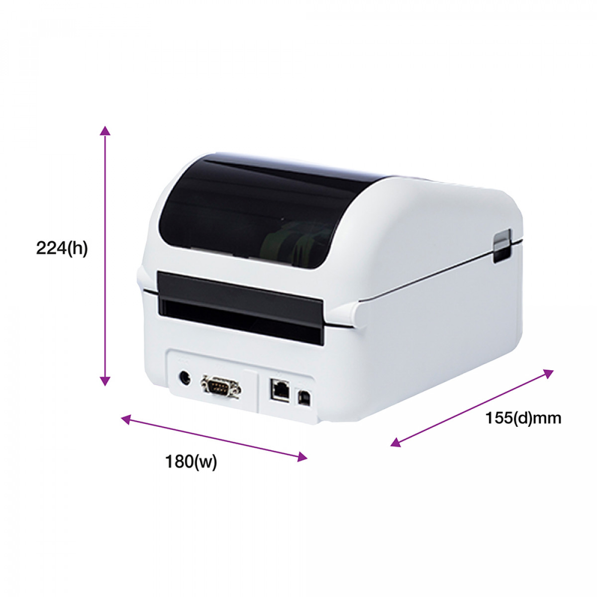 TD-4210D printer dimensions