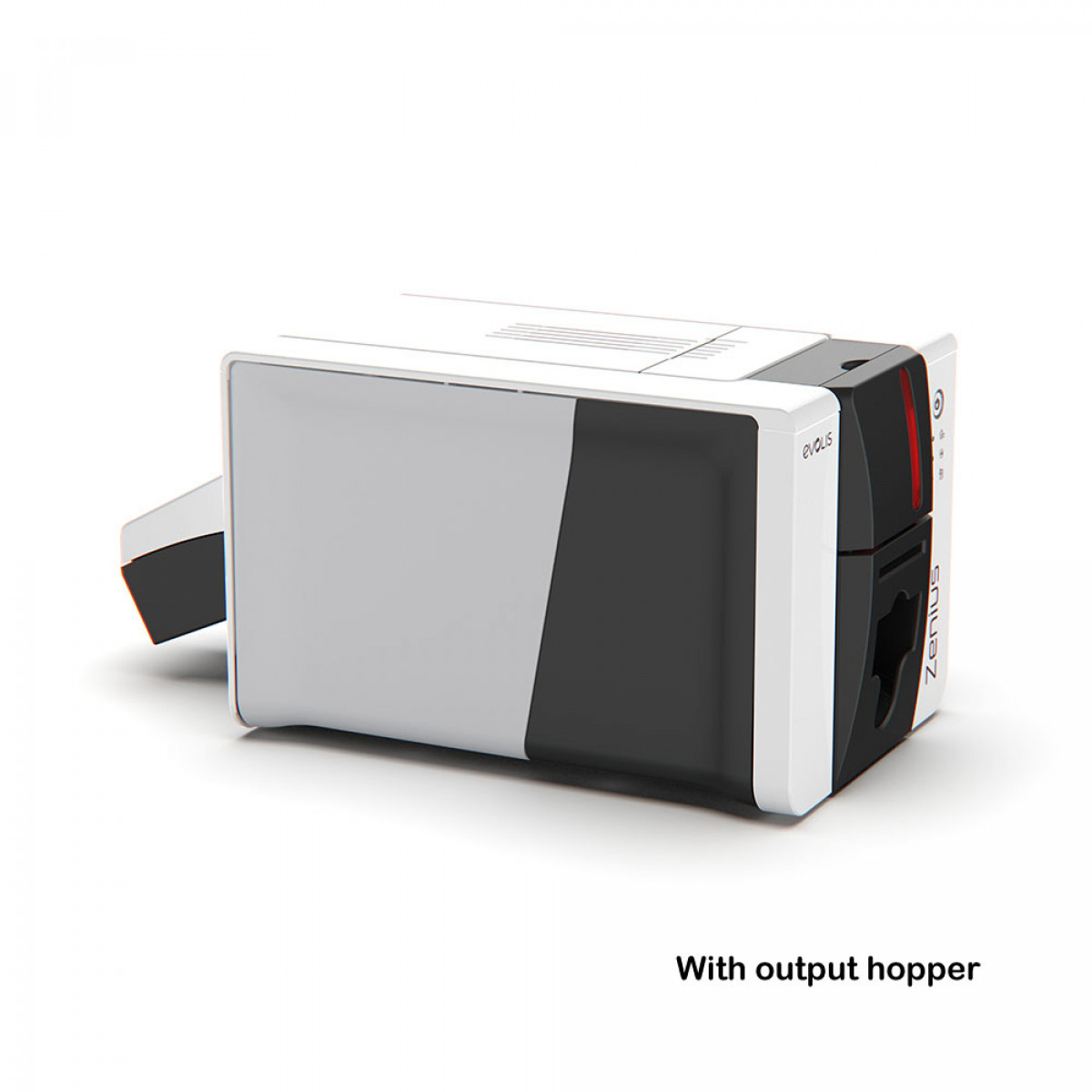 Evolis Zenius 2 ID Card Printer with output-hopper