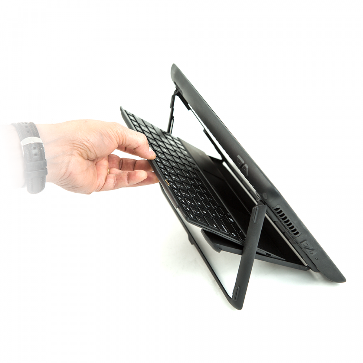 Zebra Xslate R12 with stand and keyboard accessories