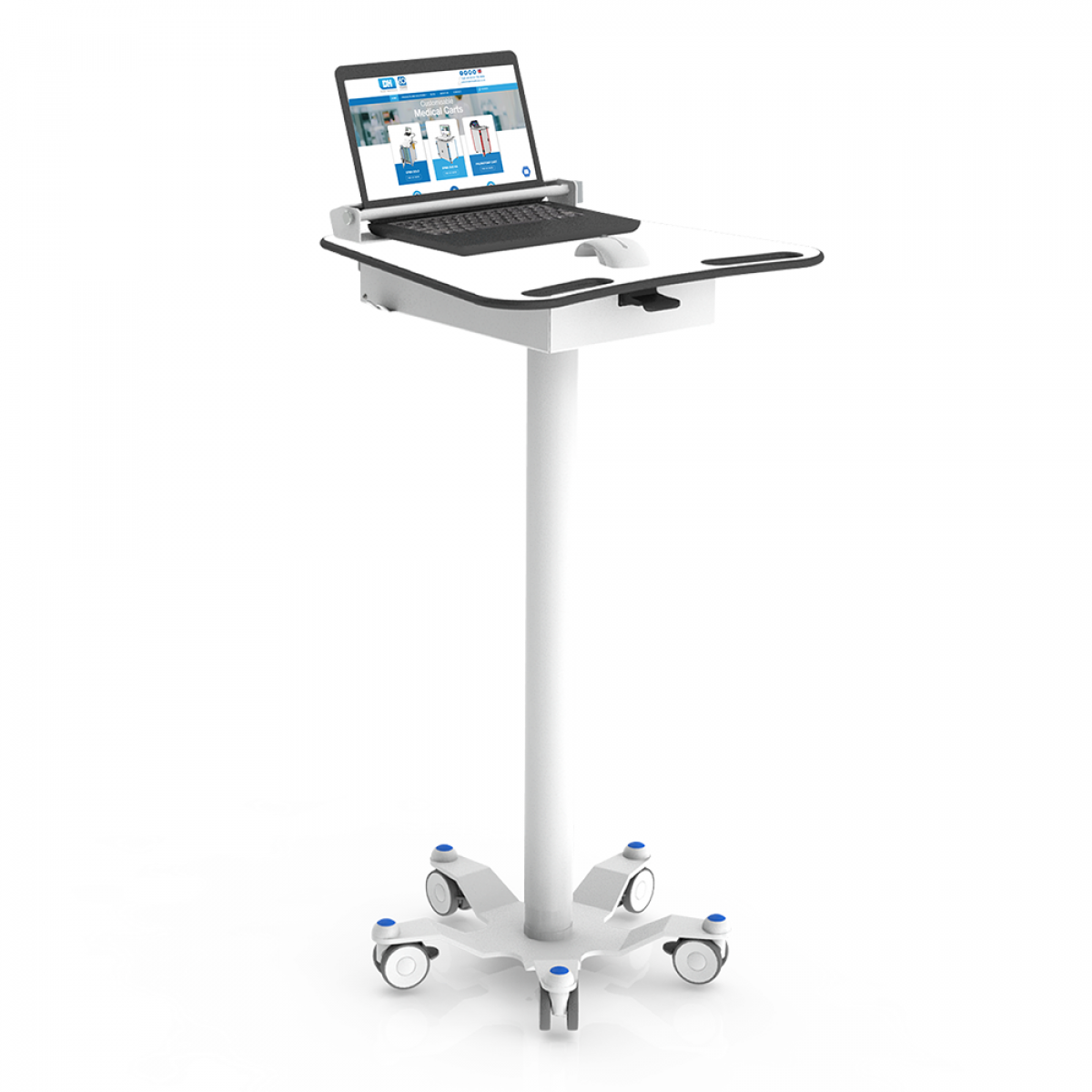 Dalen Healthcare's ergonomic workstation - Laptop-on-Wheels