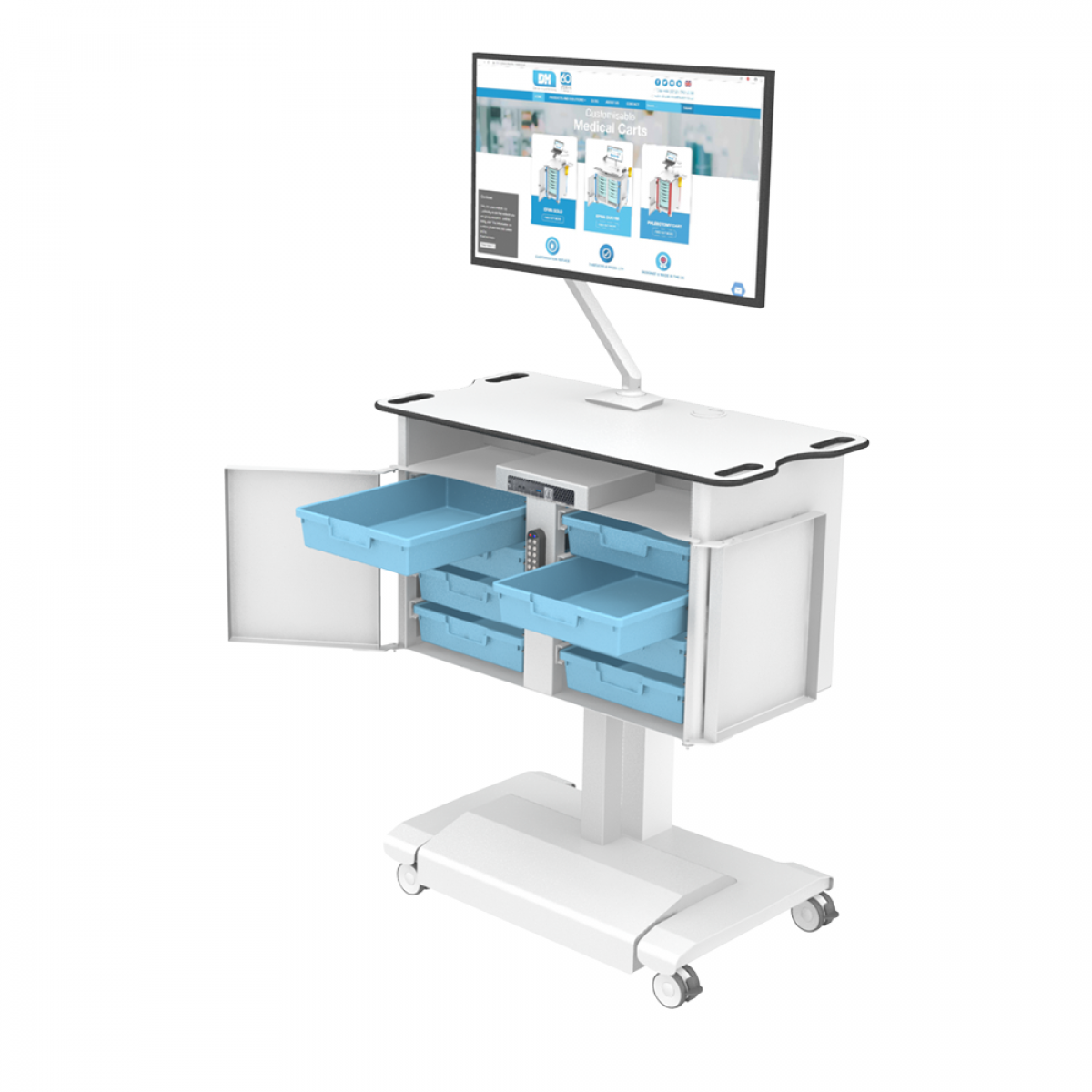 Dalen Healthcare's MediCab Duo - equipment trolley