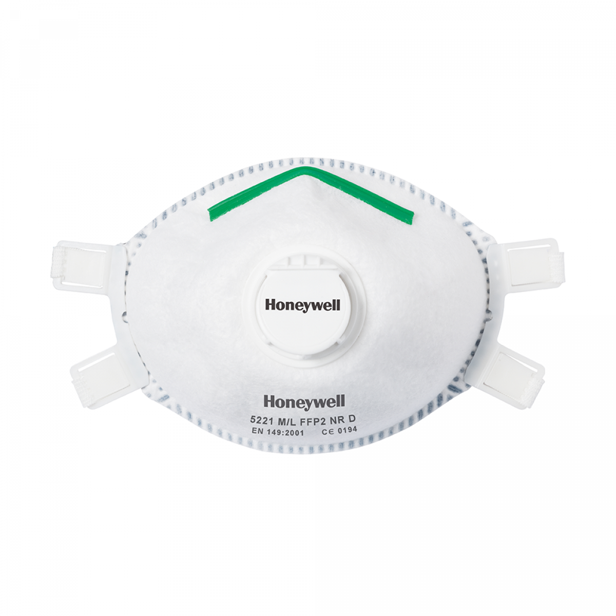 FFP2 Dolomite Tested - Non-Reusable Mask -Honeywell Premium Series 5000 5221-1005588