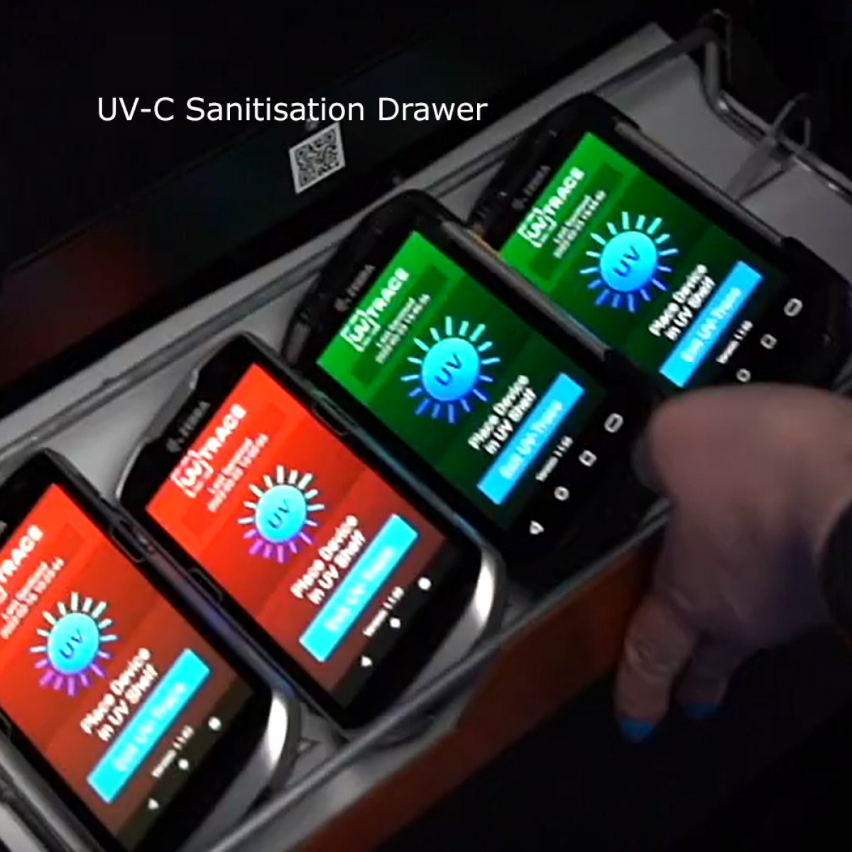 UV-C Sanitisation Drawer for Intelligent Cabinet
