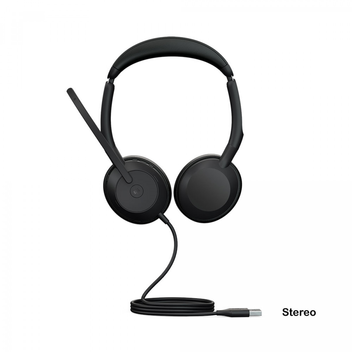 Jabra Evolve2 50 corded headset with folding earcups