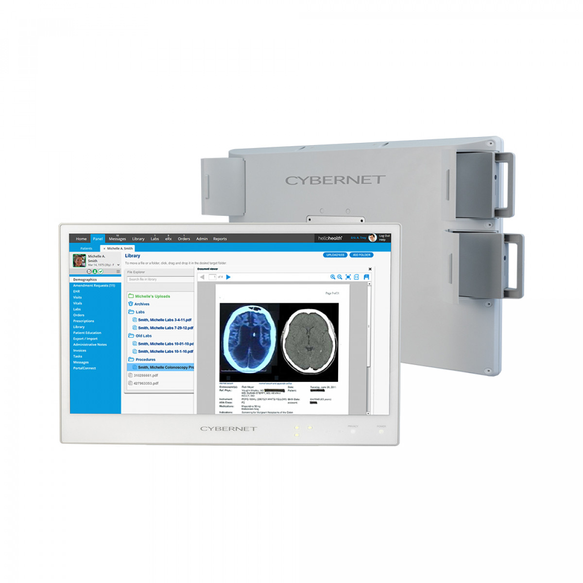 G22B CyberMed G series fanless medial computer