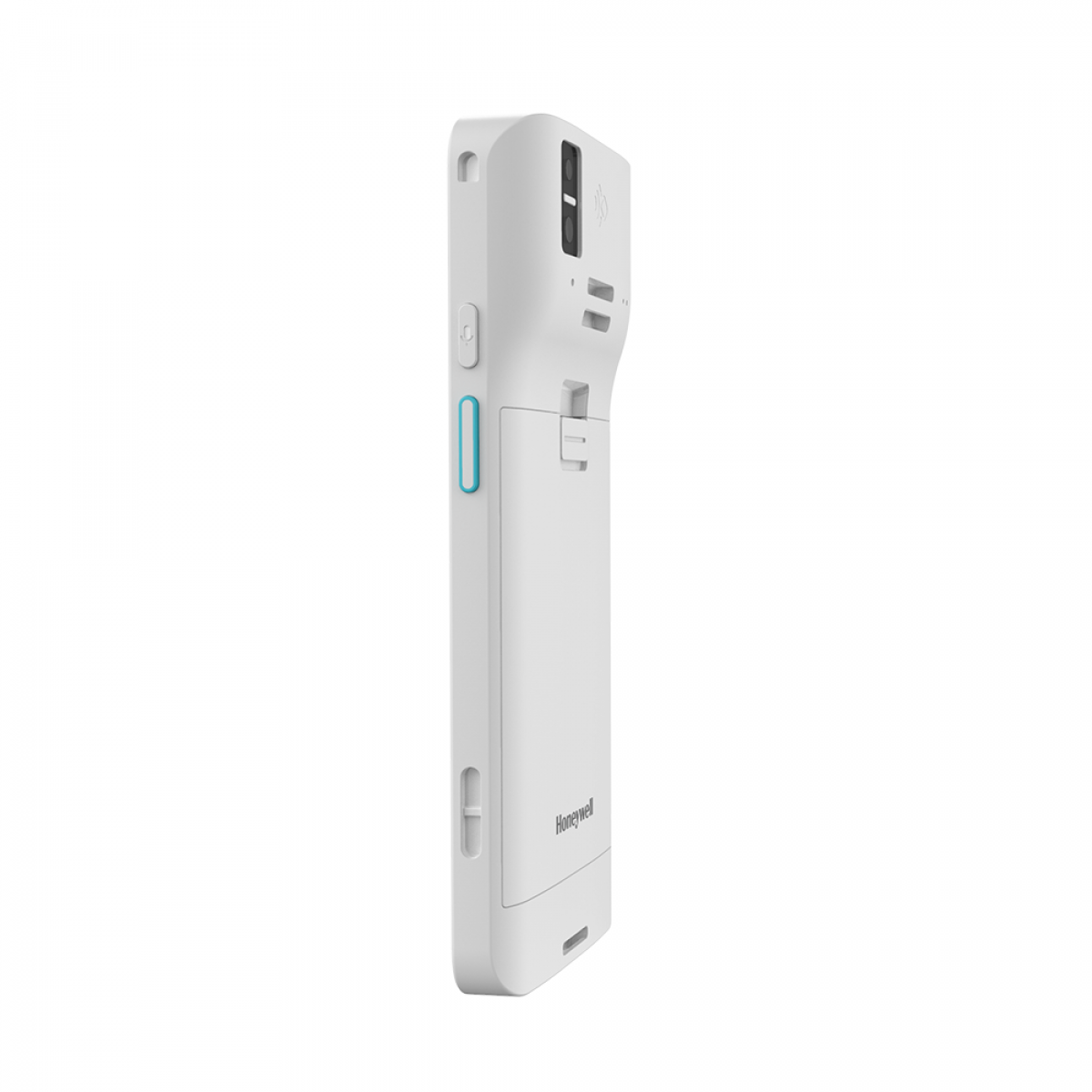 White Honeywell CT37 HC handheld computer - side view