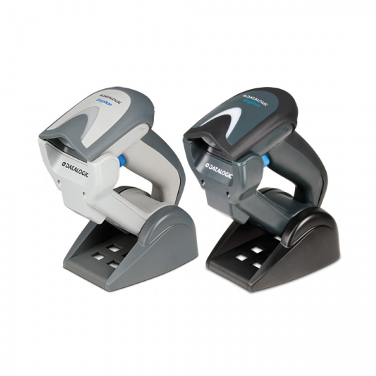 Datalogic GBT4100 scanners with cradles up
