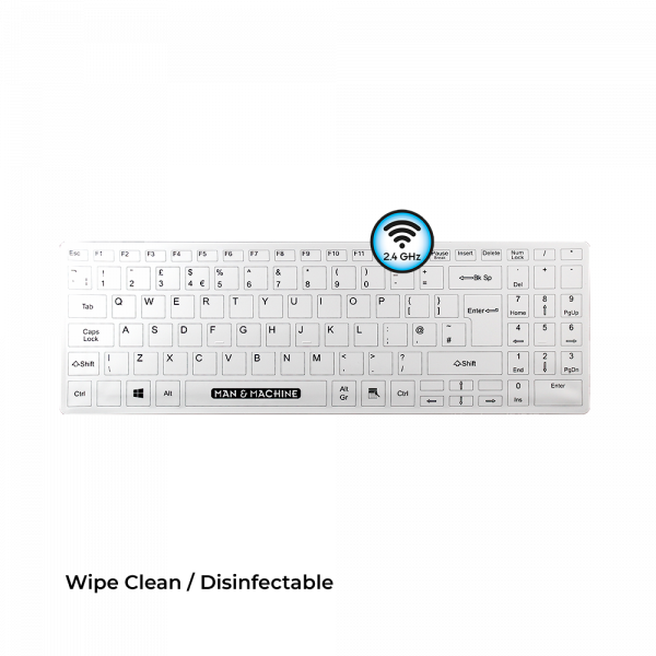 Man & Machine Its Cool Flat Wireless Keyboard