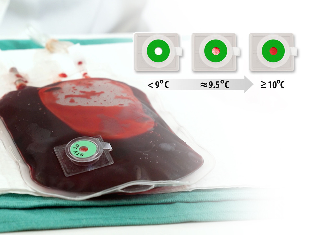 Blood Bag Temperature Indicators