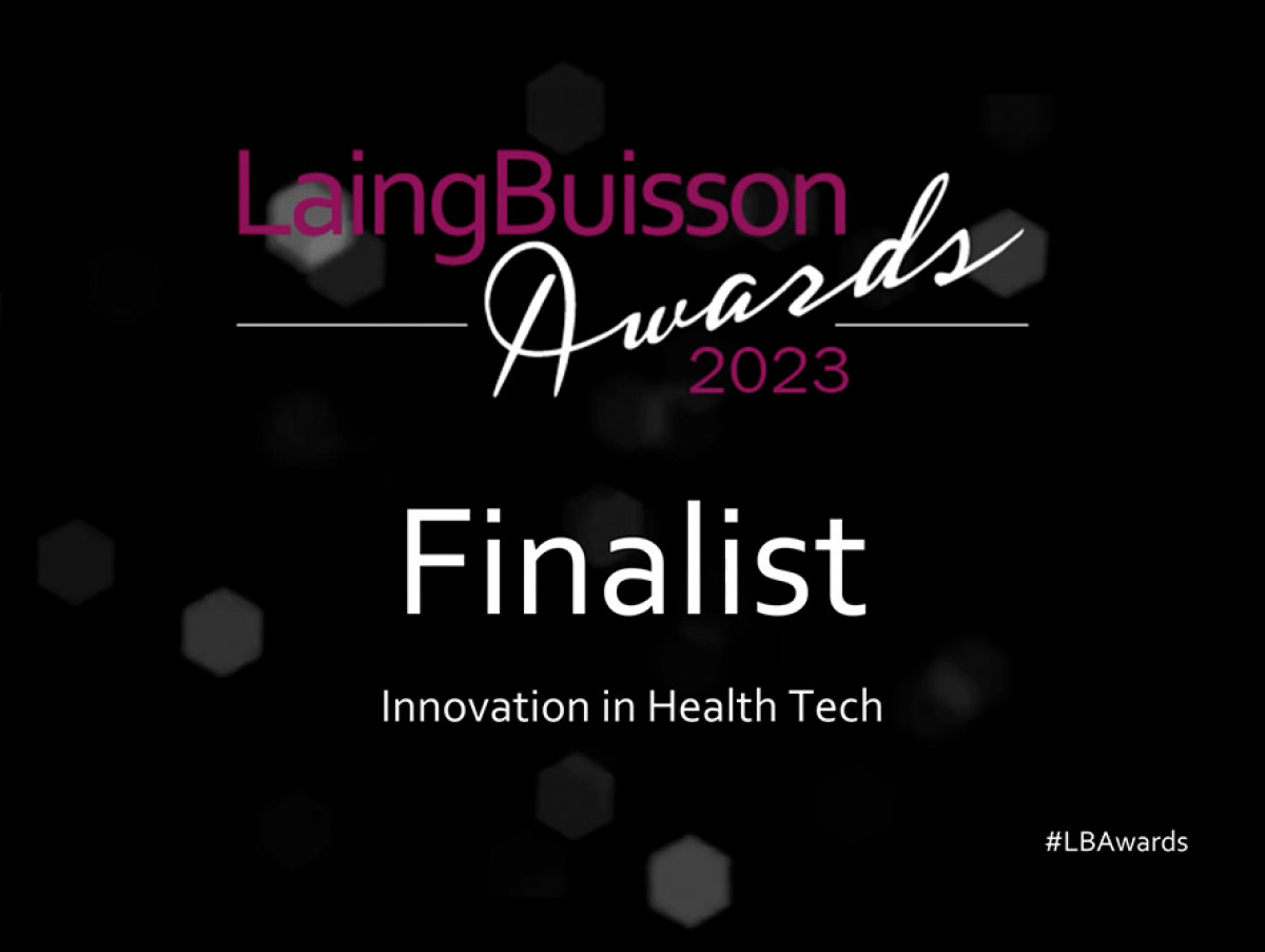 Voice-Care Named as Finalist in the ‘Innovation in Health Tech’ Category in the LaingBuisson Awards 2023