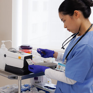 Zebra ZD411-HC printer for healthcare vial labels