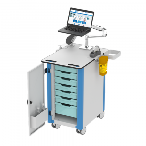 Dalen Healthcare's OmniCart Solo for hospital monitors & pcs