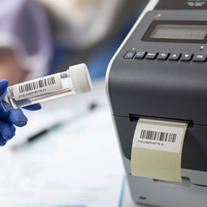 Brother TD-2D | 2" inch wristband & medical sample label printer