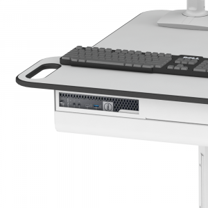 Dalen Healthcare - Workstation on Wheels - Powered PC Cart