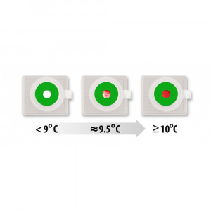 Temptime | Safe-T-Vue-10 temperature status