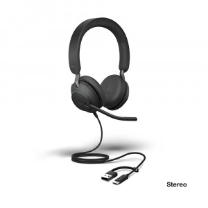 Jabra Evolve2 40 SE | MS Teams compatible | stereo headset