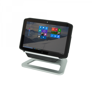 Zebra Xslate R12 with slatemate angled desktop dock