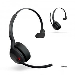 Jabra Evolve2 55 wireless headset, mono option