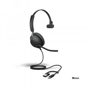 Jabra Evolve2 40 SE | MS Teams compatible | mono headset