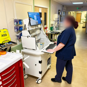 Dalen Healthcare MediStation Cart EMPA drugs trolley in use