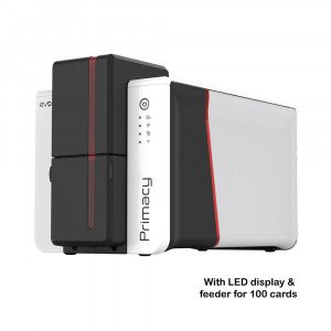 Evolis Primacy 2 printer with feeder for 100 ID cards