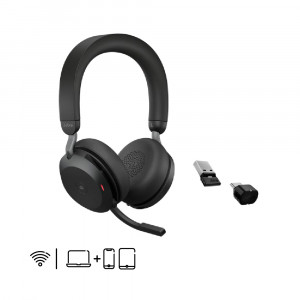 Jabra Evolve2 75 wireless headset for hybrid working