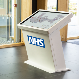 Wayfinder Kiosk for Healthcare Applications supports 40-55" inch screens