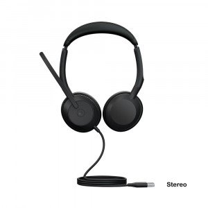 Jabra Evolve2 50 corded headset with folding earcups