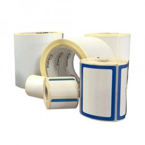Paper label rolls