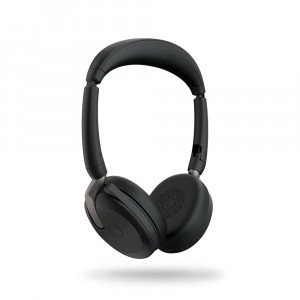 Jabra Evolve2 65 Flex headset with hideaway microphone & boom arm
