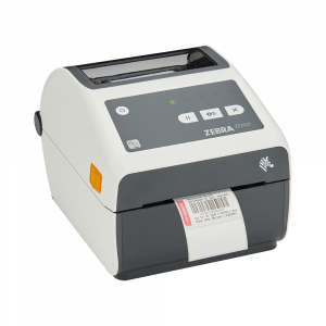 Zebra ZD421d-HC printer with laboratory specimen label