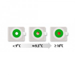 Temptime | Safe-T-Vue-10 temperature status