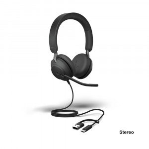 Jabra Evolve2 40 SE | MS Teams compatible | stereo headset